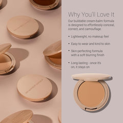 No Makeup Makeup Light Medium swatch on wrist, demonstrates adaptive FlexShade match benefit