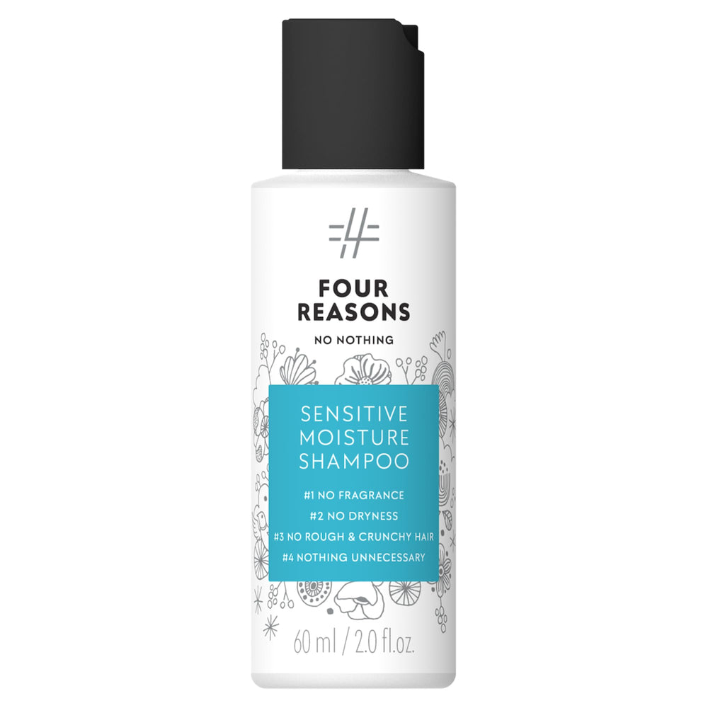 No Nothing travel bottle front view showing clean packaging and size benefit