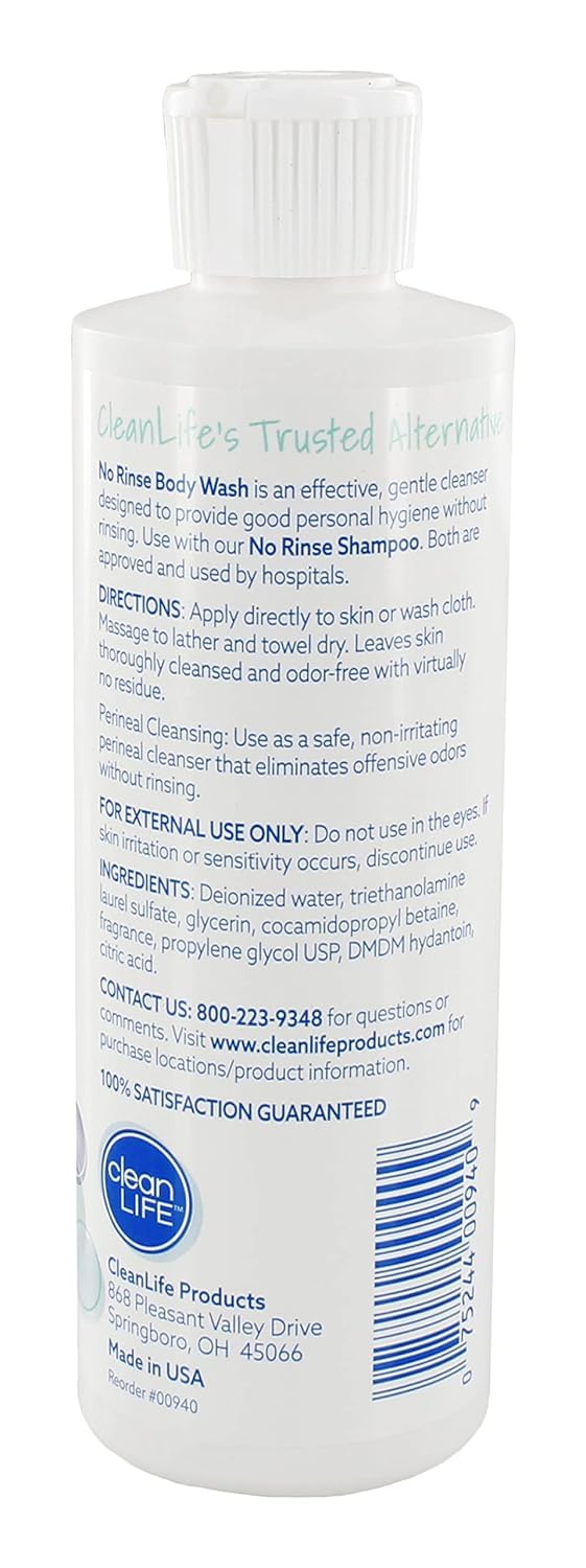 No-Rinse pump close-up illustrating easy, controlled dispensing benefit
