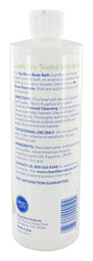 No-Rinse bottle next to a common water bottle for scale, brand and size clarity