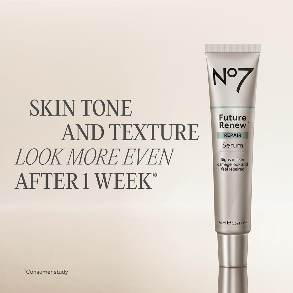 No7 serum drops on skin showing fast-absorbing hydrated texture