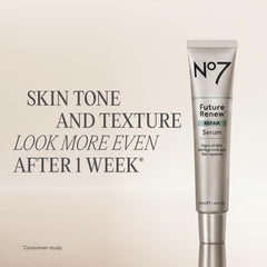 No7 serum drops on skin showing fast-absorbing hydrated texture