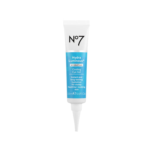 No7 front packaging showing cooling under eye gel and brand clarity