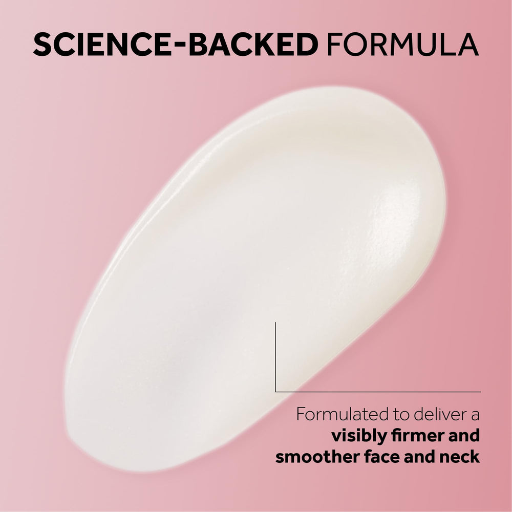 No7 serum next to a hand for scale, clarifies product size and everyday use