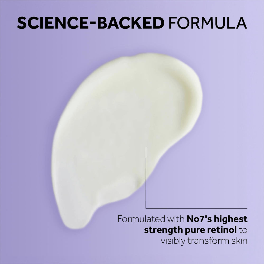 No7 bottle held in hand to show 30ml scale and travel-friendly benefit