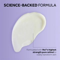 No7 bottle held in hand to show 30ml scale and travel-friendly benefit