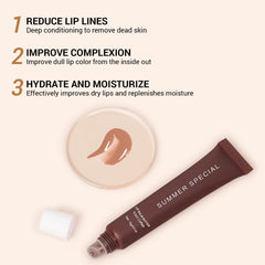 Nobeka vanilla shade swatch on skin for nude natural sheen