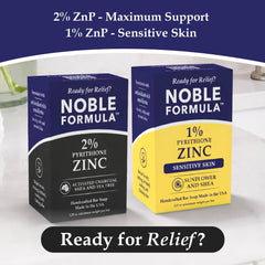 Noble Formula shea butter ingredient shot showing moisturizing benefit