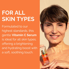 Noche Y Dia serum in hand demonstrating easy absorption benefit