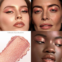 Noerrors fingertip applying shimmer for intense payoff and easy use
