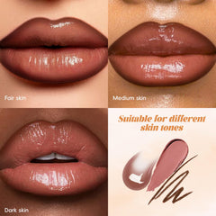 Noerrors arm swatches showing shade payoff and blendable finish benefit