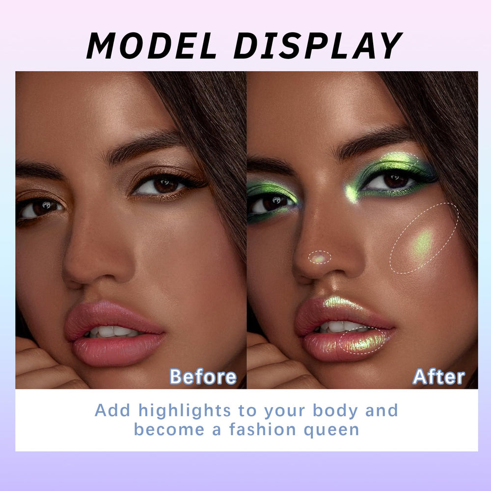 Noerrors before and after duochrome shift demonstrating color change