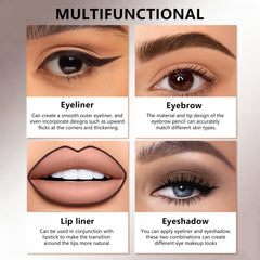 Noerrors black eyeliner wing in use demonstrating precise definition benefit