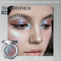 Noerrors close-up texture of shimmer revealing smooth, finely-milled finish benefit