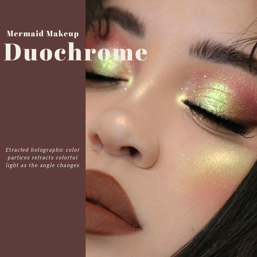 Noerrors close-up of creamy duochrome texture for vivid shimmer