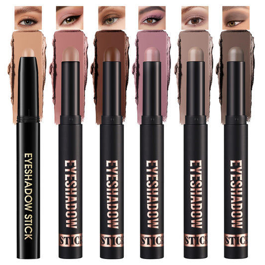 Noerrors front packaging showing six matte neutral sticks and compact case benefit portability