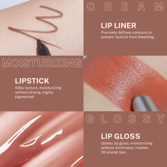 Noerrors nourishing lipstick twist detail showing creamy texture benefit
