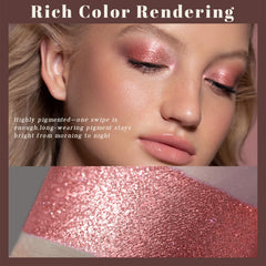 Noerrors swatches on arm showing duochrome shift and buildable color