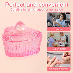 Nogeqi dish in use mixing monomer with nail brush for accurate application benefit