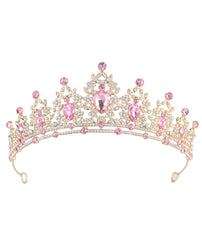 NOIMTTY tiara front view showing elegant shape and bridal sparkle