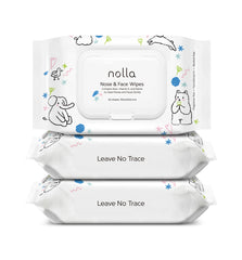 Nolla pack front view showing three 30-count packs and recyclable benefit