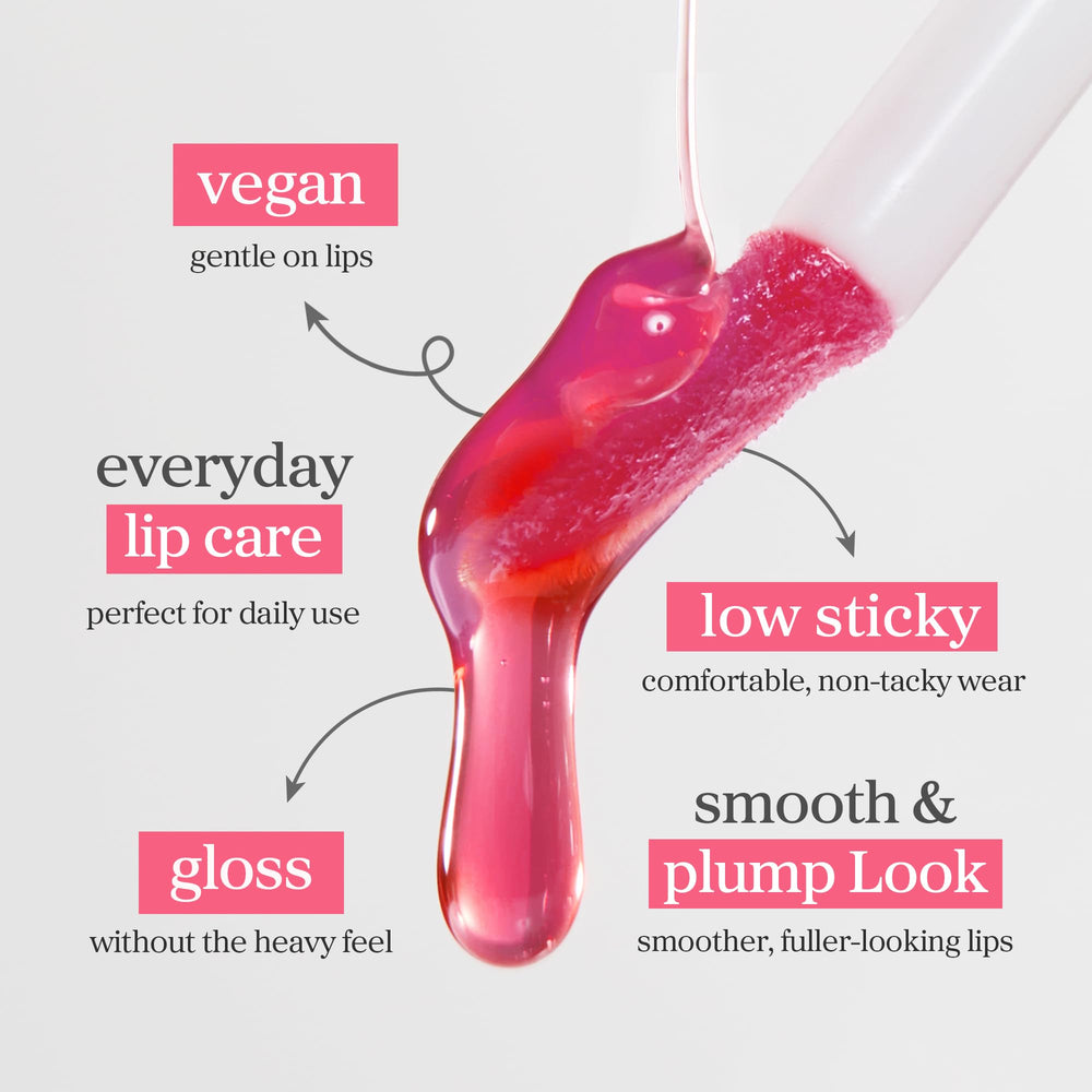 NOONI Applecherry in an outdoor lifestyle setting showing long-lasting wearable gloss benefit