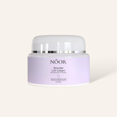 NOOR HAIR jar front view shows clean packaging and moisturizer benefit