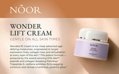 NOOR HAIR jar with outer box demonstrating retail packaging and return guarantee