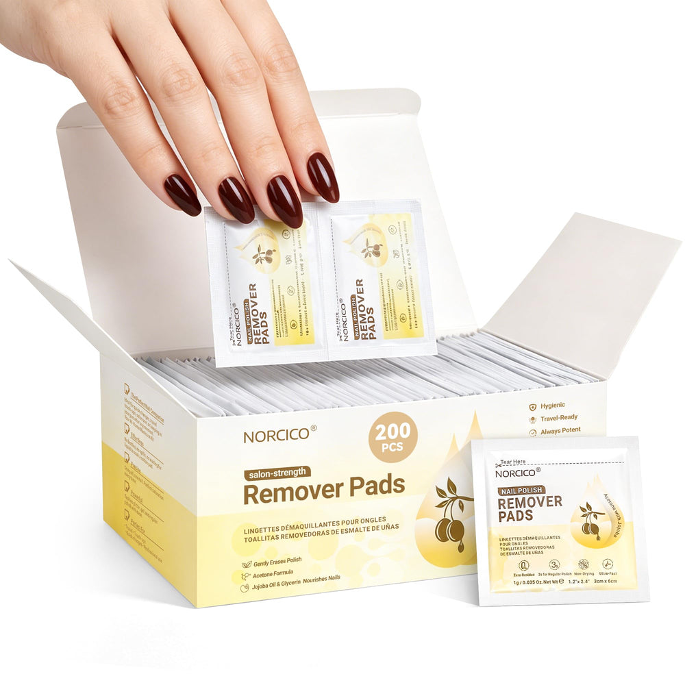 NORCICO front packaging showing 200 pads and tools, clear kit benefits