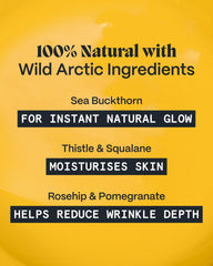 Norse Organics 1 oz jar in hand to show size and daily-use portability