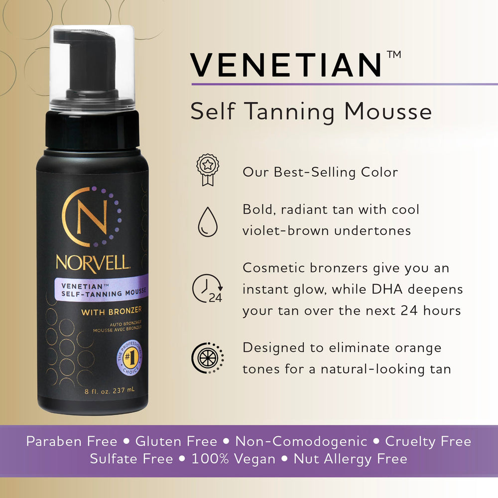 Norvell mousse texture close-up highlighting smooth, blendable finish