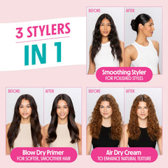 Not Your Mother's applied to air-dried waves to reduce frizz benefit
