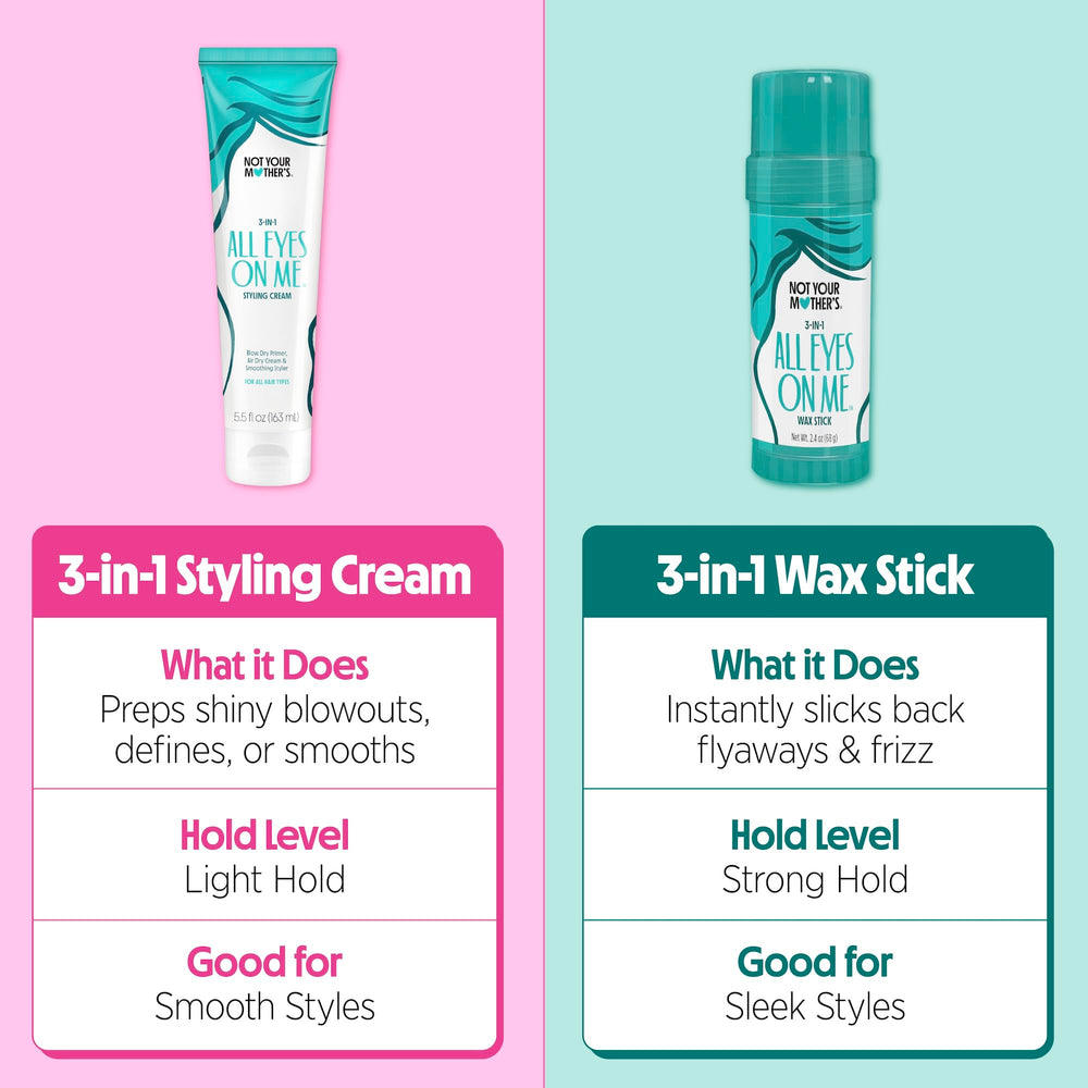 Not Your Mother's label detail showing argan oil and UV protection benefit