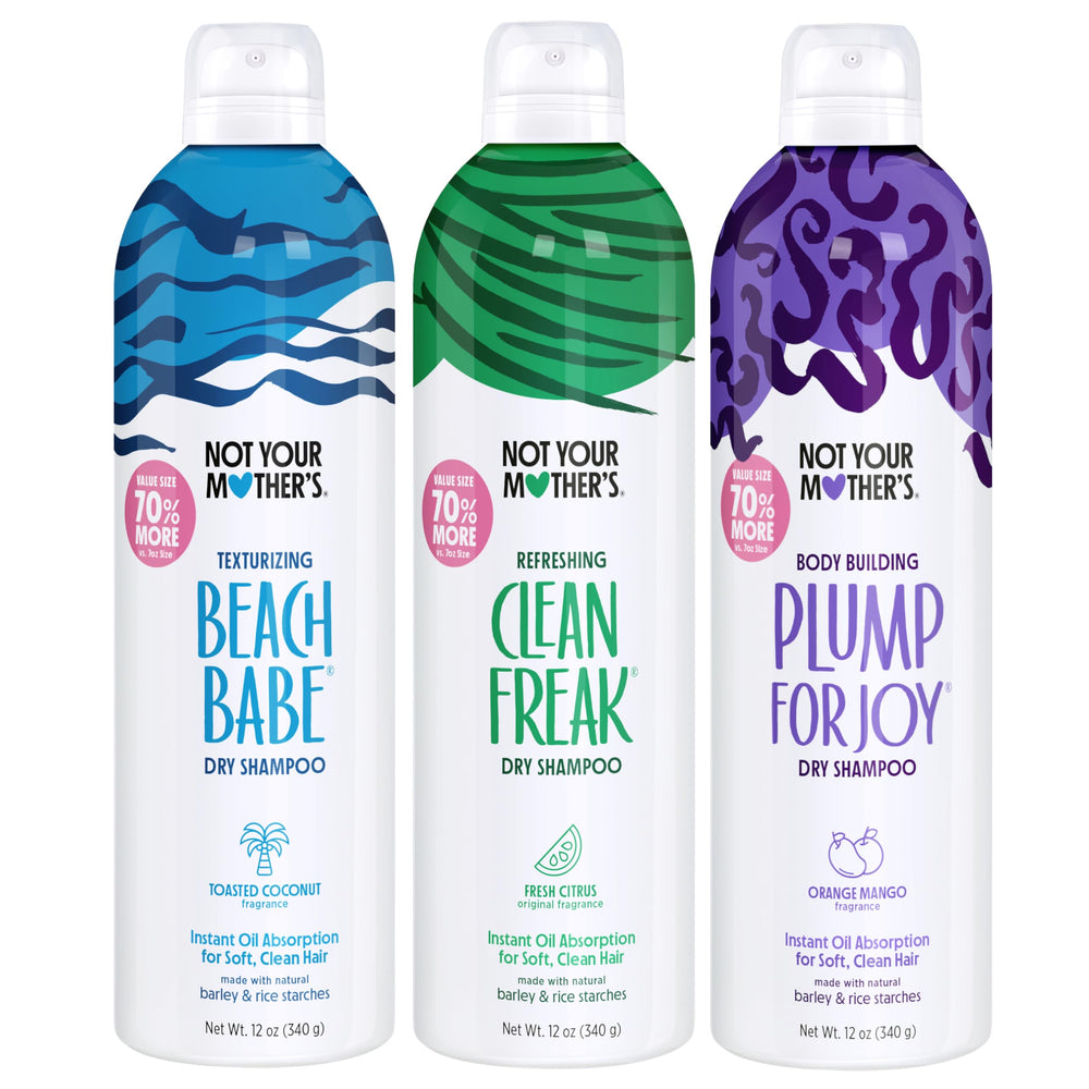 Not Your Mother's trio front packaging shows three cans for fast refresh