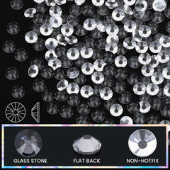 novani scattered gems on craft sheet illustrating abundance and design options
