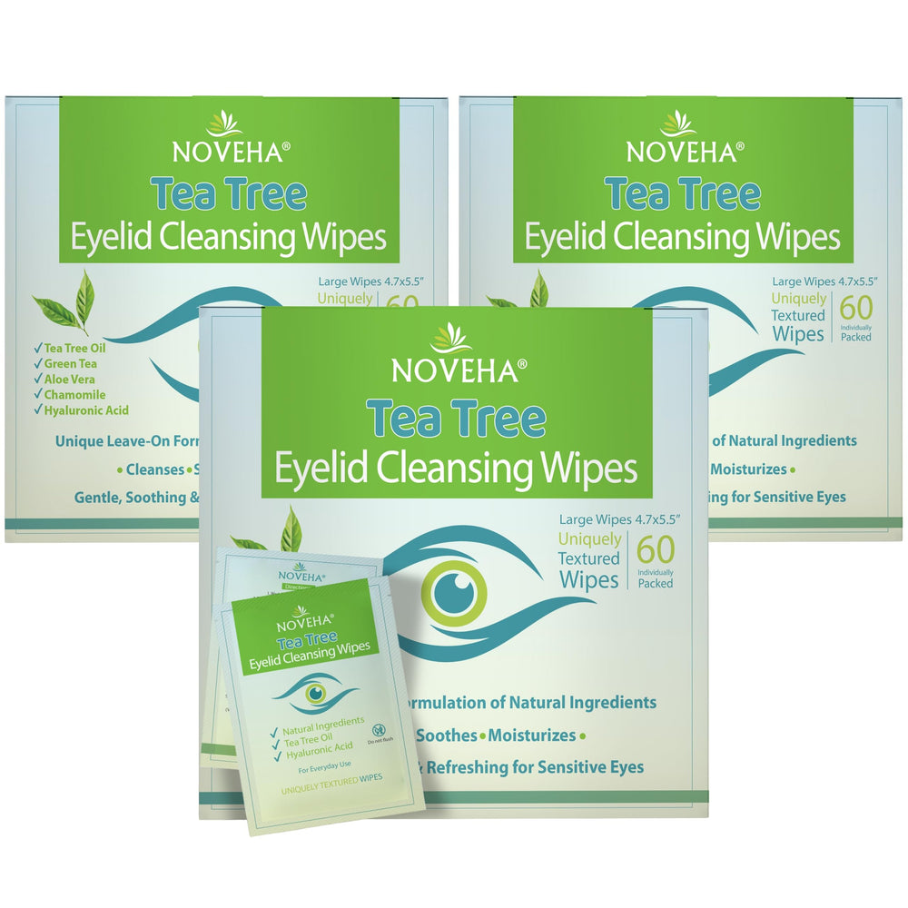NOVEHA front packaging showing product benefits and count