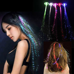 Novelty Place strands cycling through colors showing seven-color changing visual effect