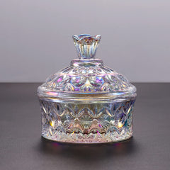 Noverlife crystal dappen dish with lid protecting liquid and reducing evaporation