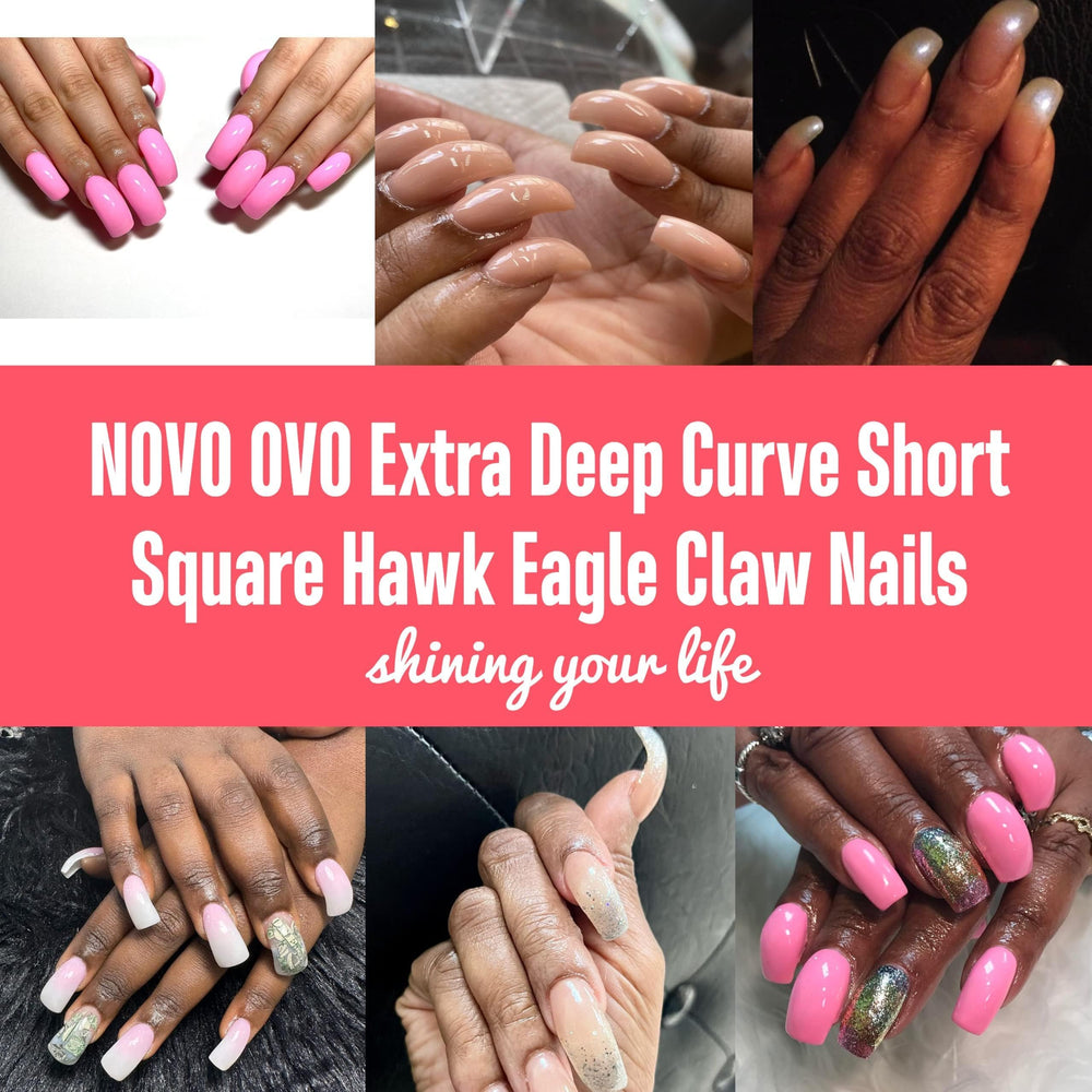 NOVO OVO tip beside coin for scale to show short square length and realistic sizing