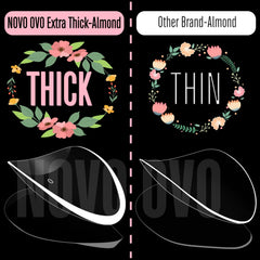 NOVO OVO image of pre-filed cuticle end for quicker, neater application
