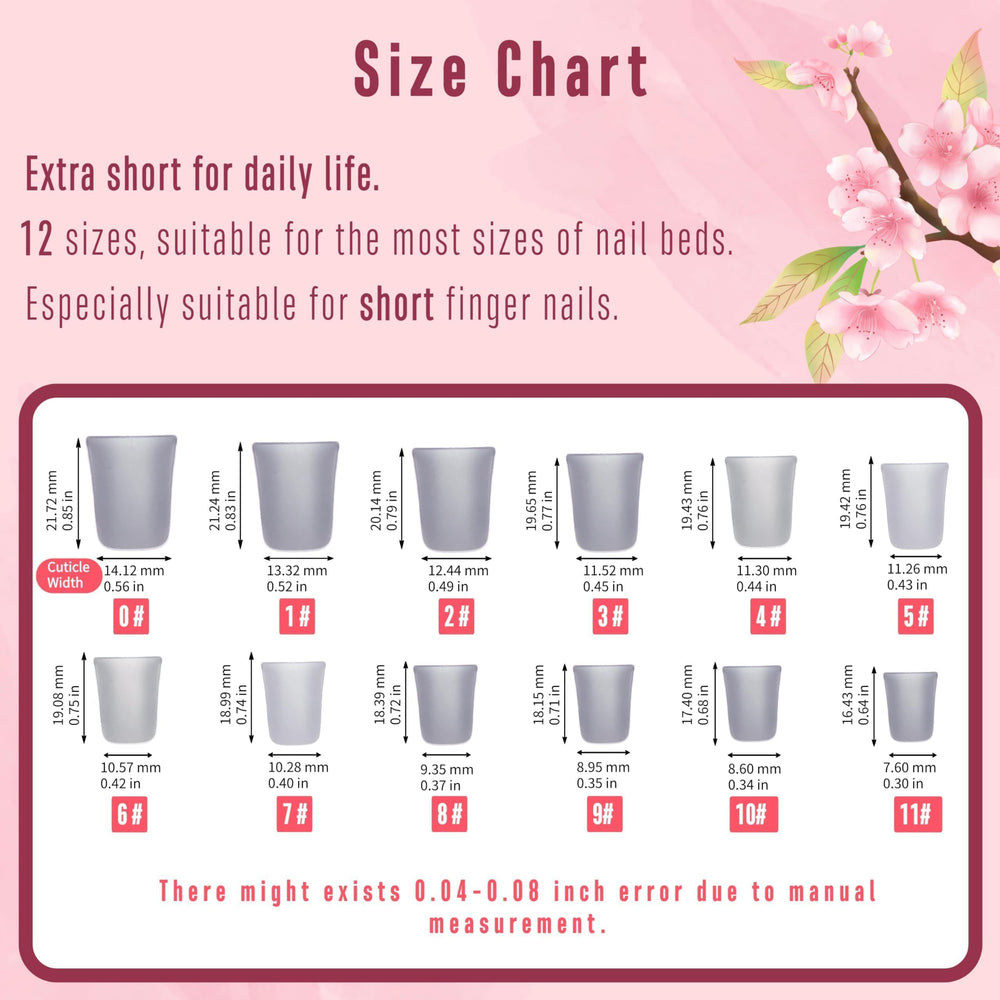 NOVO OVO decorated tips with Y2K art, smooth base for nail art benefit