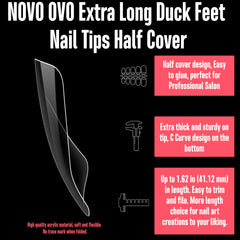 NOVO OVO in use application with brush showing easy glue and fit benefit