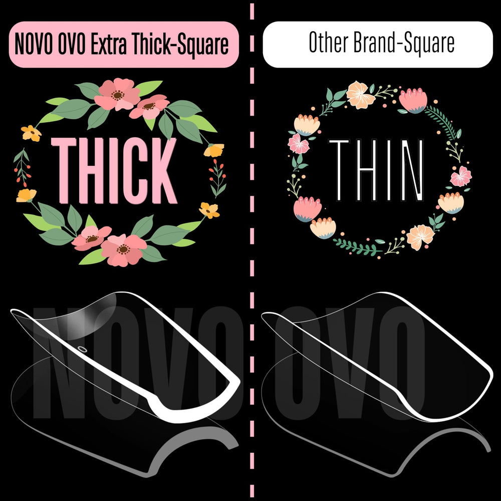 NOVO OVO pre-filed cuticle edge detail enabling fast, no-filing prep