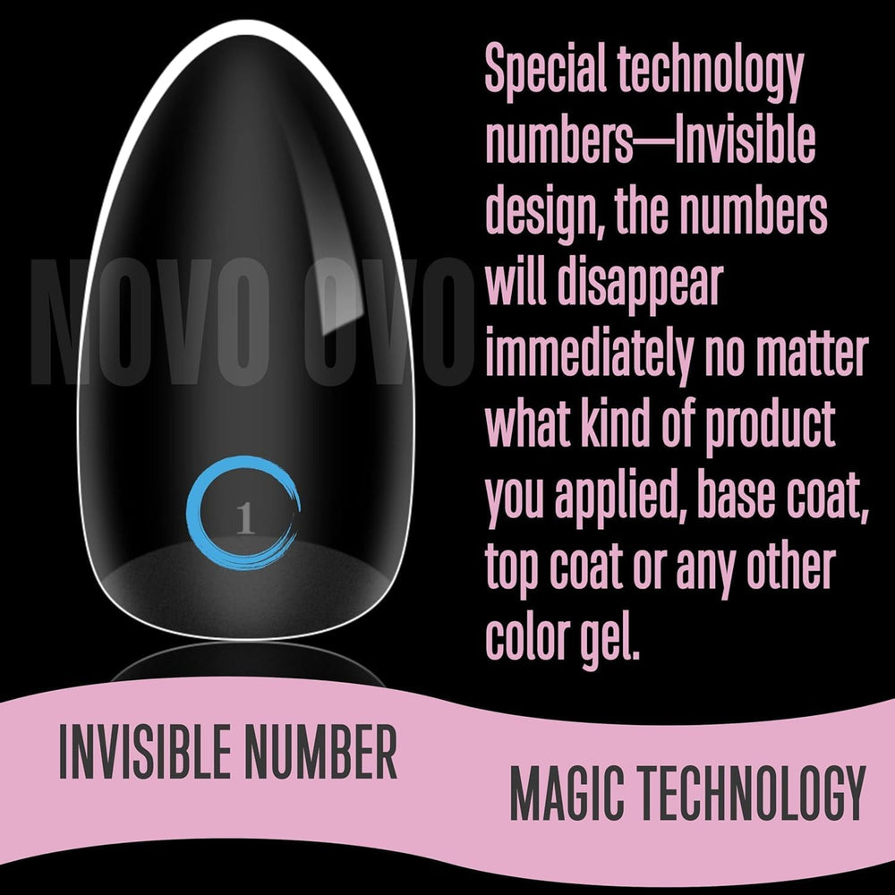 NOVO OVO size comparison next to a hand to show scale and fit guidance