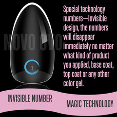 NOVO OVO size comparison next to a hand to show scale and fit guidance