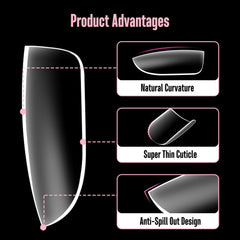 NOVO OVO comparison of square and rounded tip shapes offering easy styling options