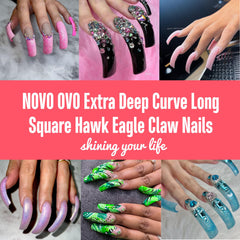 NOVO OVO hand holding tip next to ruler for size and scale comparison accuracy