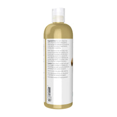 NOW Foods castor oil being poured showing thick texture and moisturizing benefit