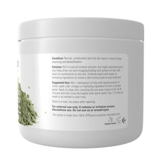 NOW Solutions close-up powder texture highlighting fine montmorillonite grain for smooth masks