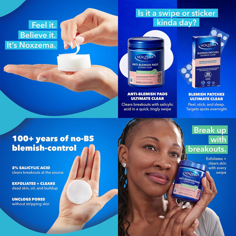Noxzema patch applied to skin demonstrating discreet protection and absorption